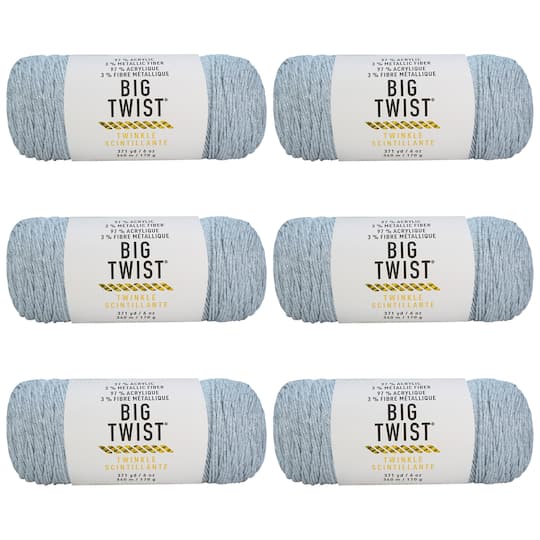 6 Pack: Big Twist® Twinkle Yarn